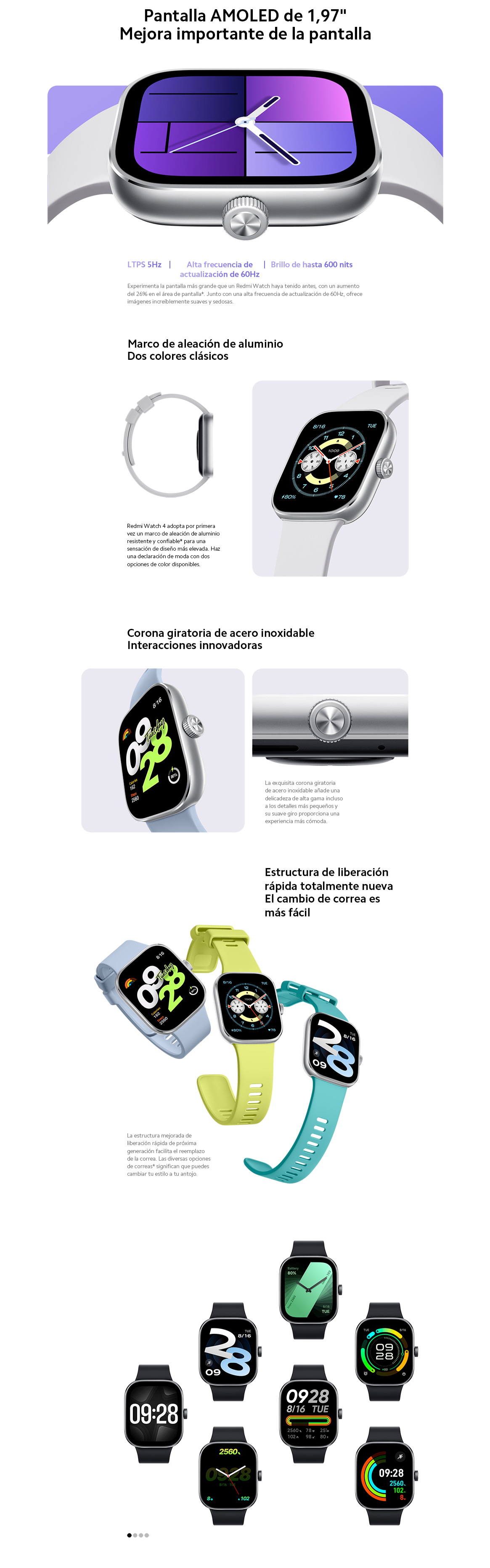 Comprar Reloj inteligente Xiaomi Redmi Watch 4 Lanzamiento | Envío a todo Perú